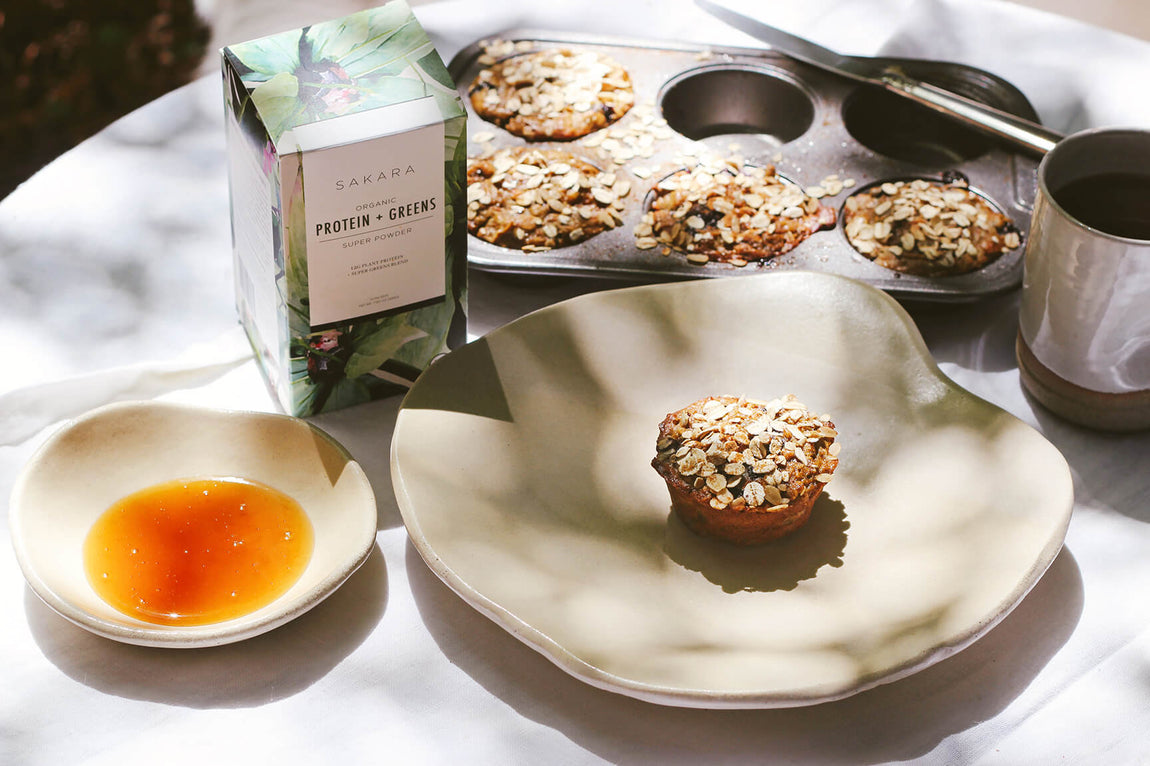 Plant Protein Morning Muffins